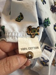 Grateful Dead Section 119 Dancing Bears Shirt Mens S Small Short Sleeve Oxford