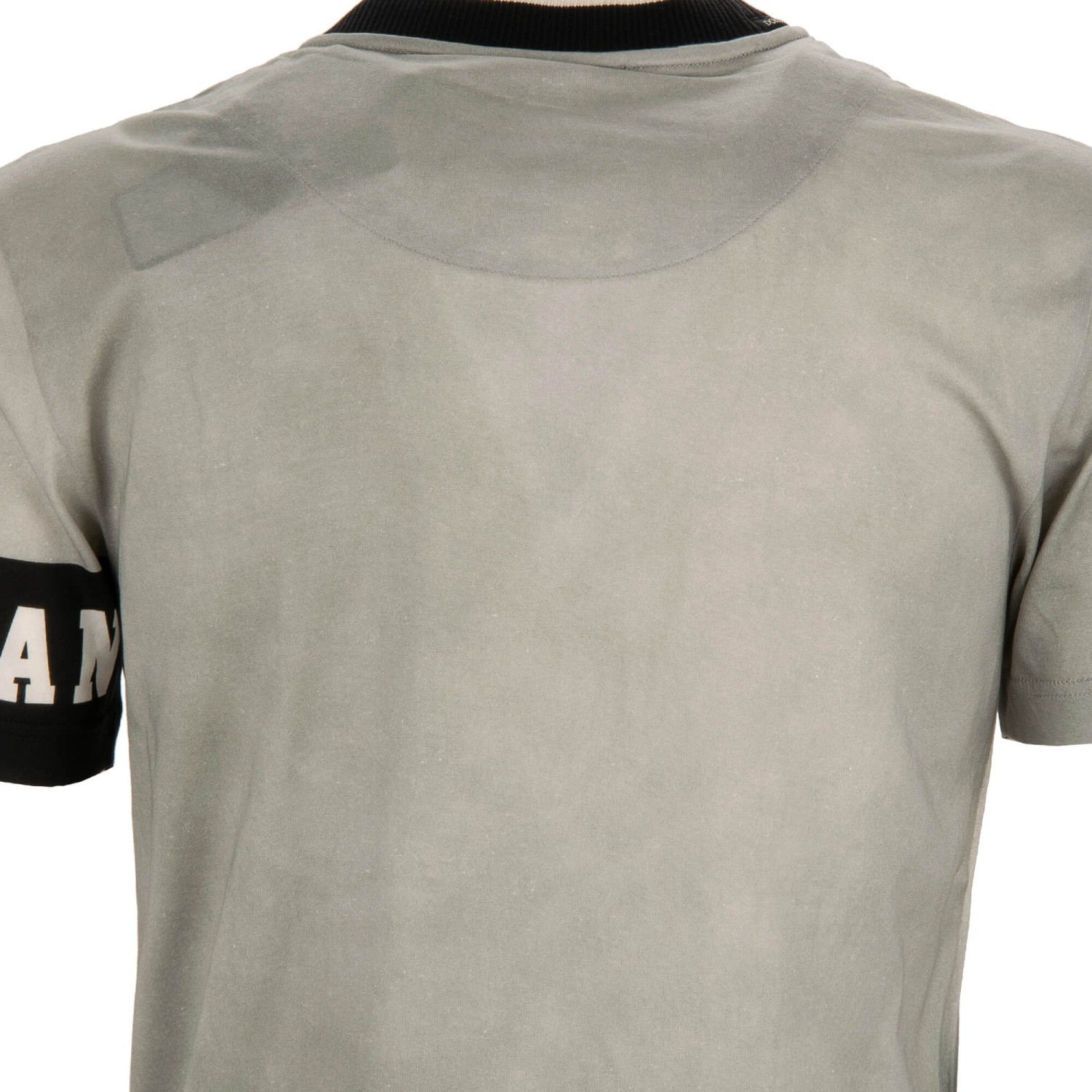 DOLCE & GABBANA James Dean Picture Cotton Silk T-Shirt Shirt Gray Black gallery
