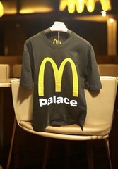 McDonald’s x Palace Collab Medium T-Shirt, Black w/ Yellow “M” New