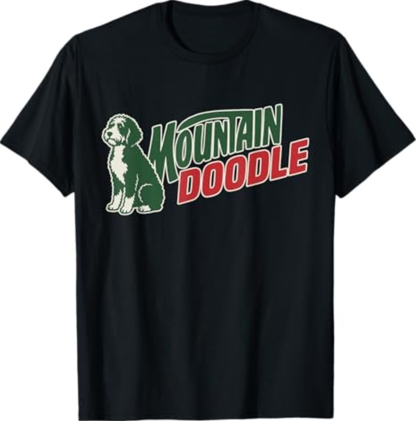 Mountain Doodle Dog Lovers Vintage Retro Outdoor Hiking T-Shirt