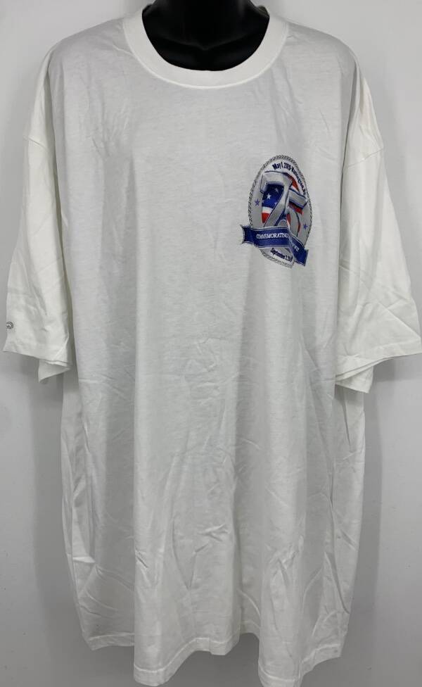 Crazy Shirts White WW2 75th Commemoration Mens Comfy T-Shirt New NWT gallery