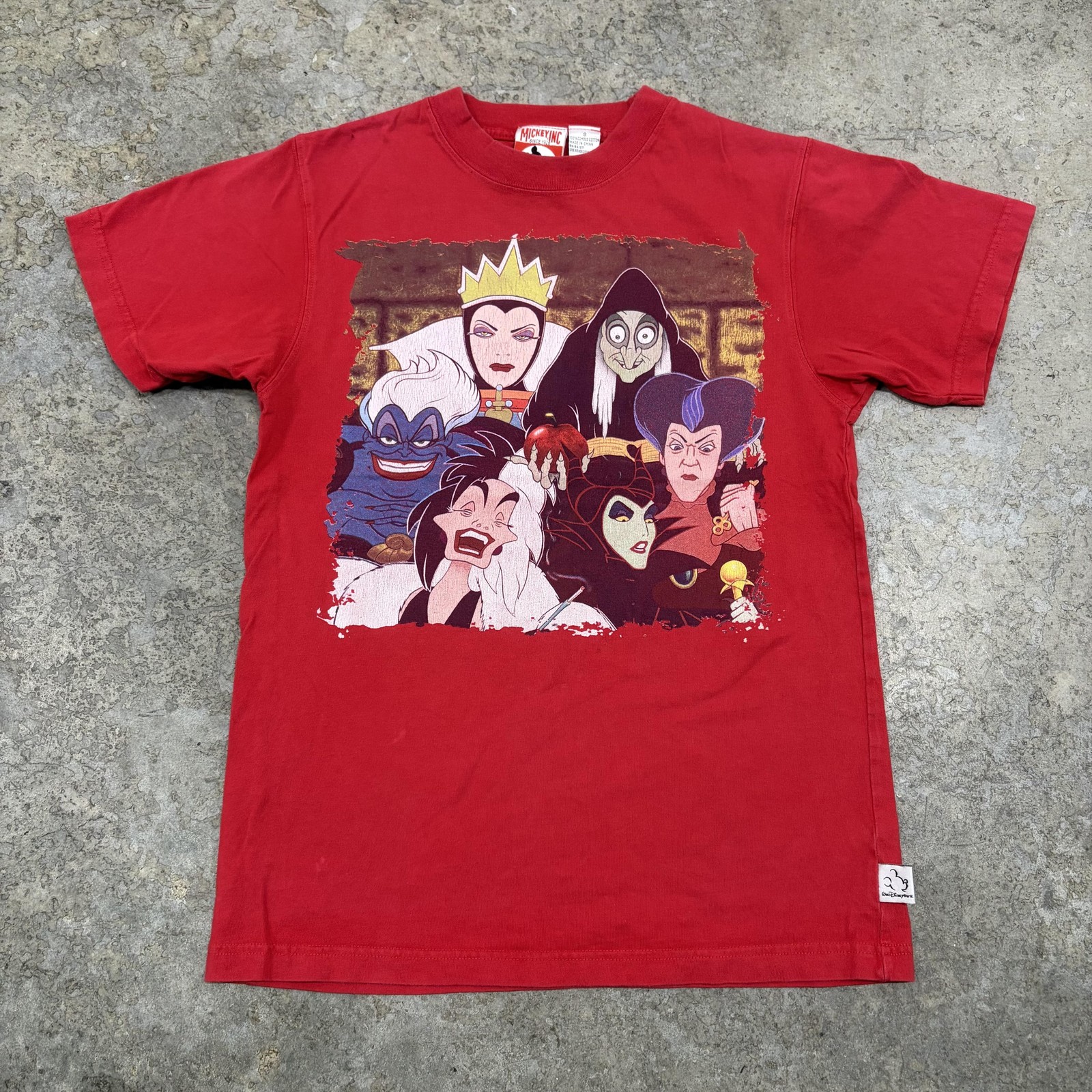Vintage Disney Villains Shirt Mens Small Graphic Tee Walt Disney World Mickey gallery