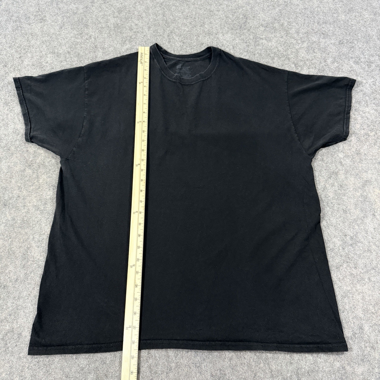 Hanes ComfortSoft Short Sleeve Casual T-shirts Size XL Black 100% Cotton Made gallery
