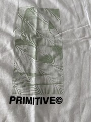 Primitive Skateboarding Apparel OPTICAL Men’s White T-shirt Size Large~NWT