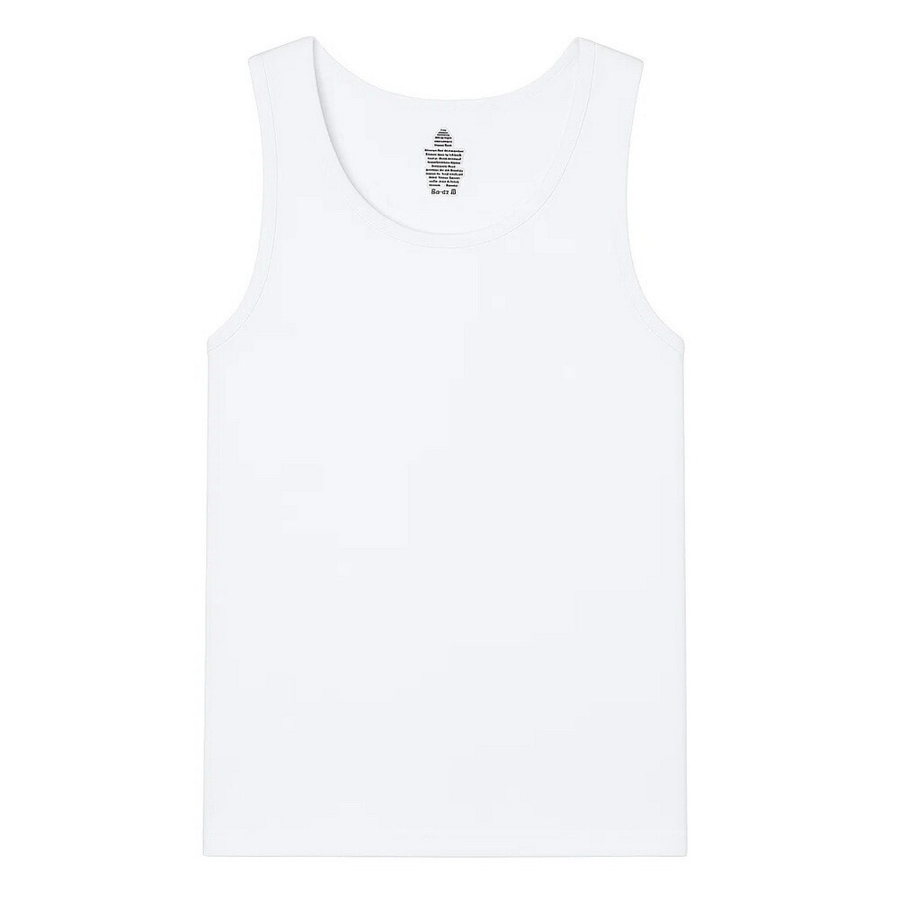 1 3 Packs White Men 100% Cotton Ribbed Tank Top A-Shirt Wife Beater Undershirts gallery
