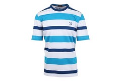 Paul & Shark YACHTING Mens Short Sleeve T-Shirt Crew Neck Shirt Size L Striped