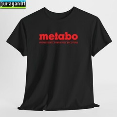 Metabo Manufactures Tool Logo Black/Navy/Grey/White/Red/Choco/Orange Shirt S-5XL