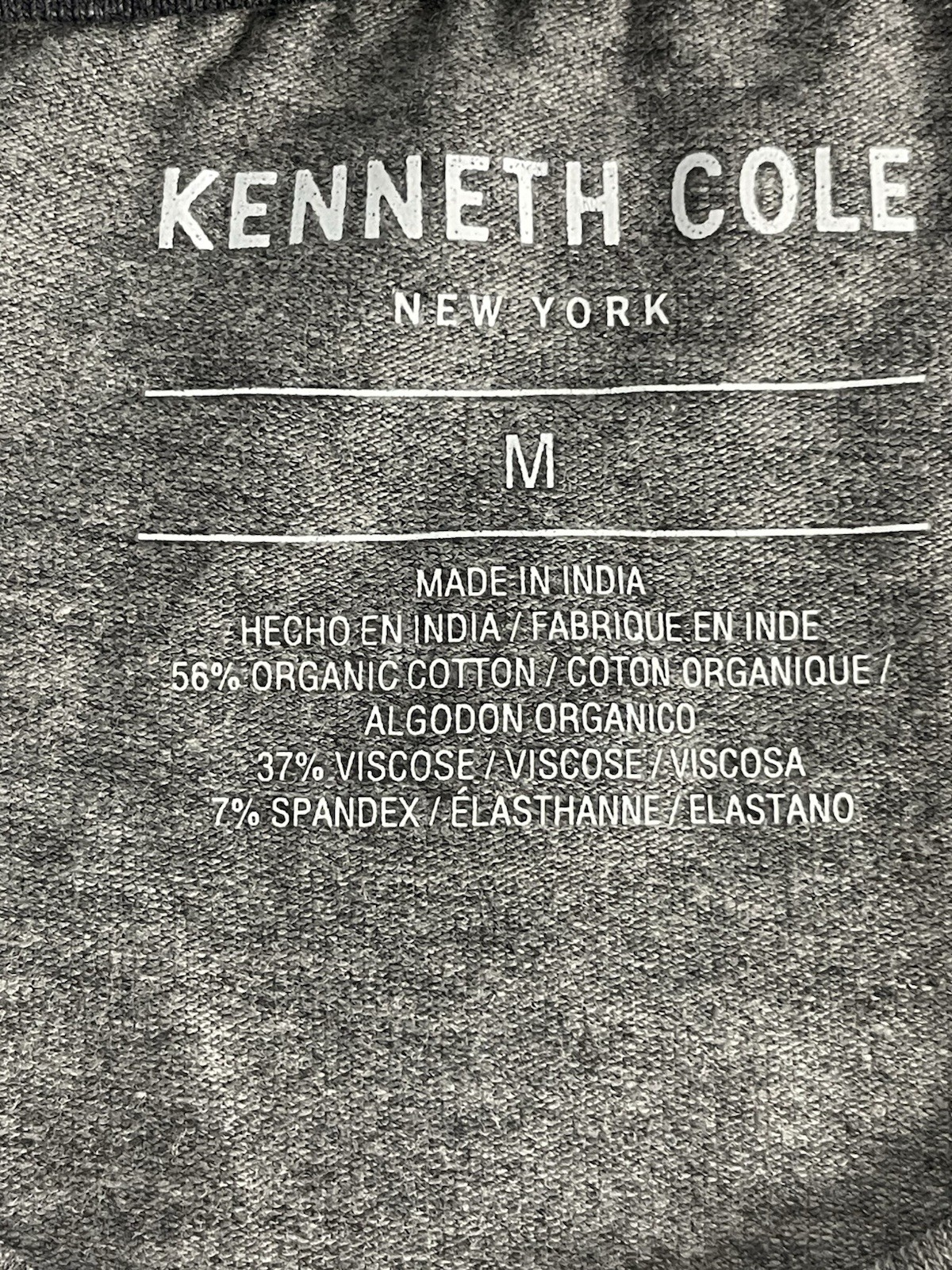 Kenneth Cole Men's Lot of 2 Gray SLIM FIT Tees Medium OR Large NWT gallery