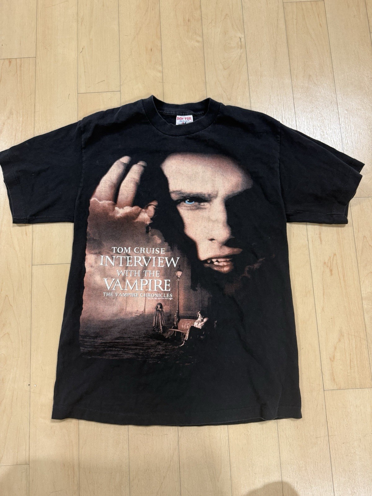 Vintage 1994 Interview with A Vampire Shirt Sized Tom Cruise Horror Movie Film L