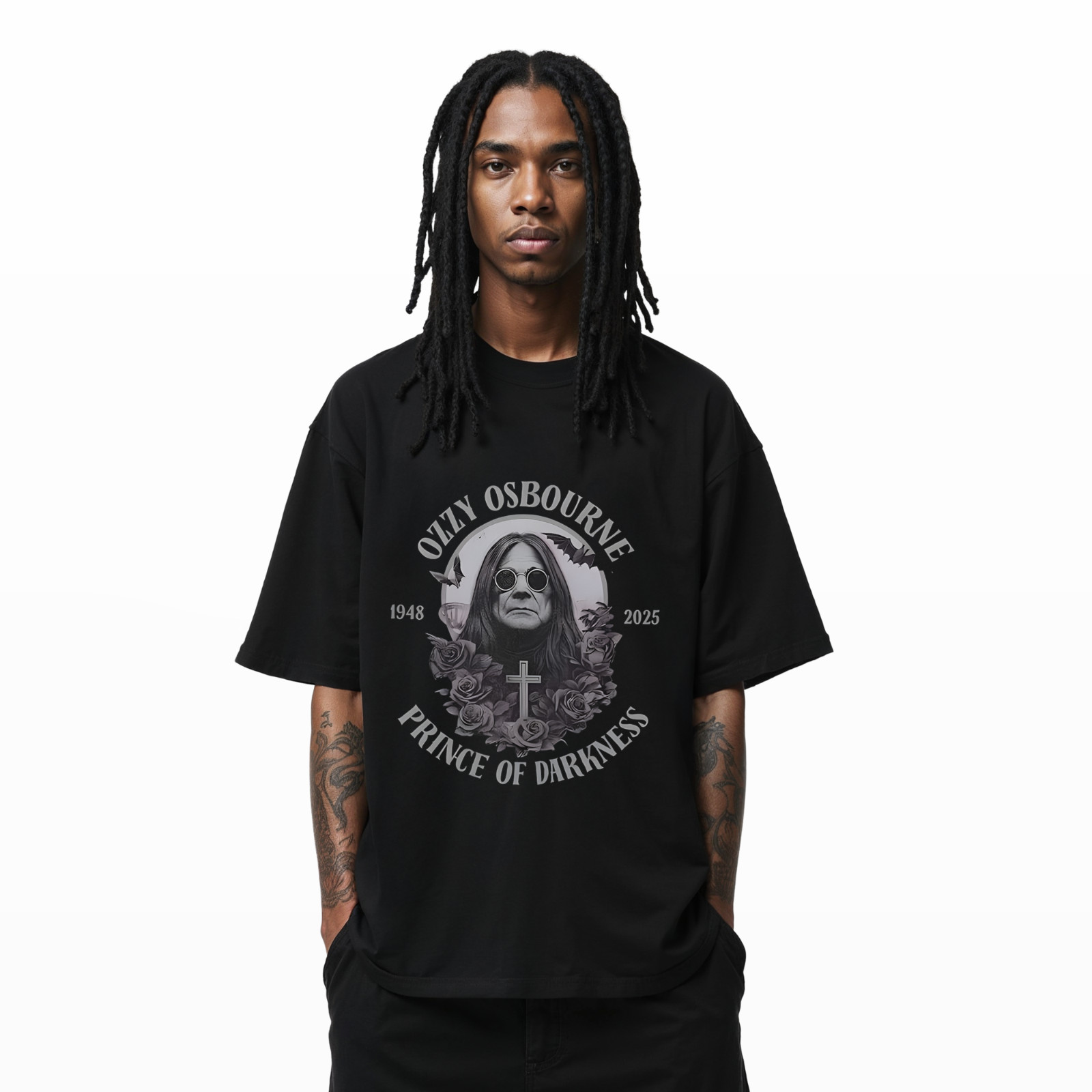Ozzy Osbourne Prince of Darkness T-Shirt – Vintage Rock Tribute Tee A244 gallery