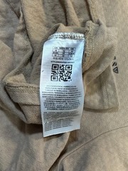 Guess Button Tee Shirt Mens Size M Beige Short Sleeve Casual Classic
