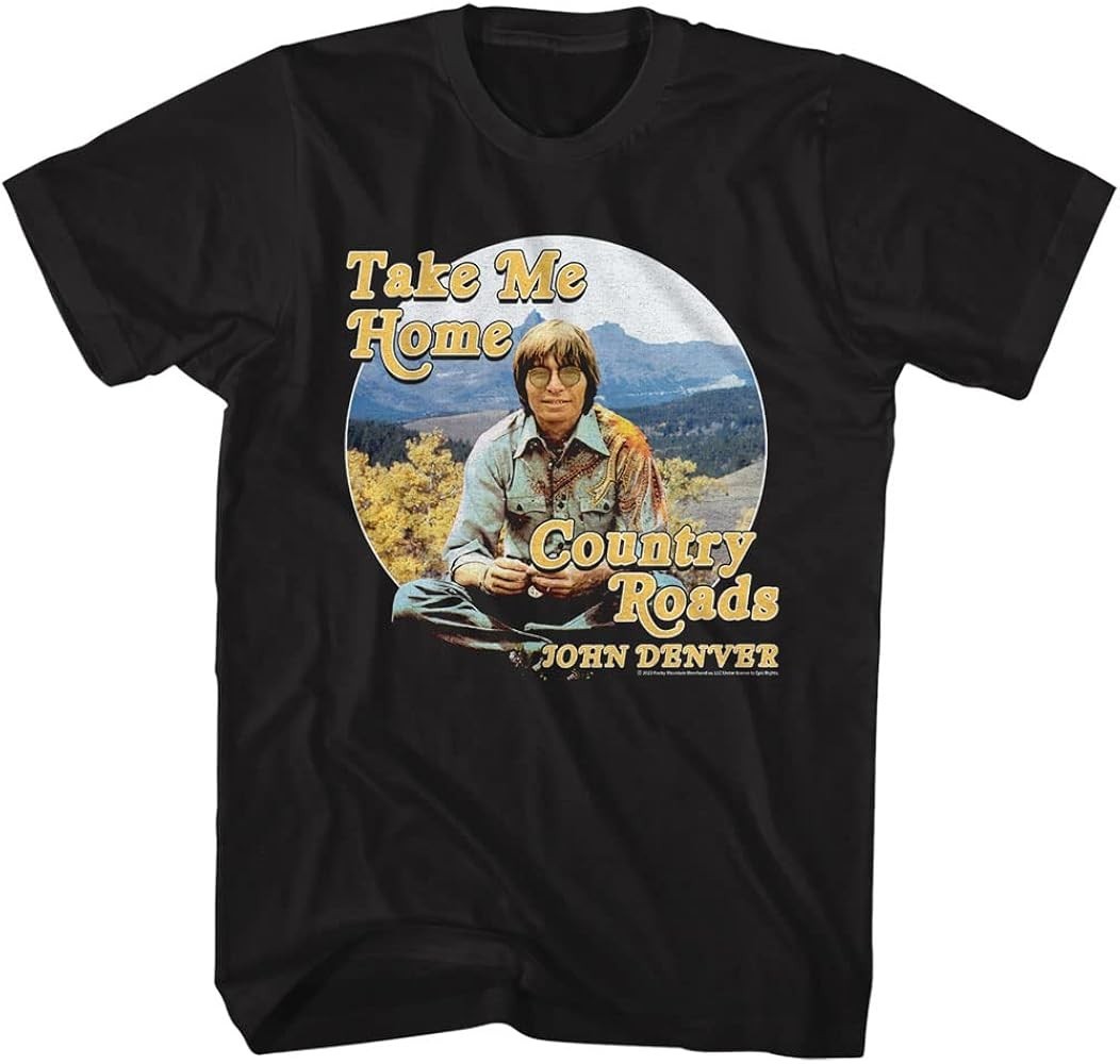 John Denver Take Me Home Country Roads Photo Mens Shirt S-5XL CS192