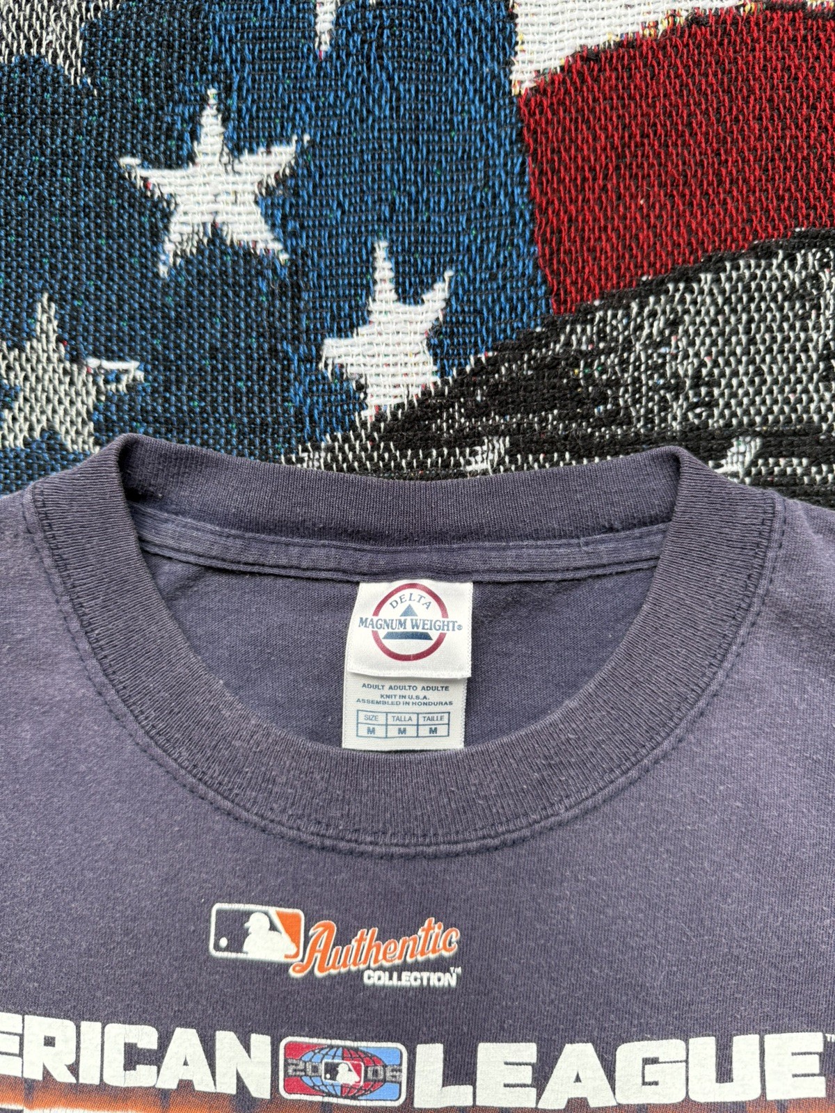 Vintage Faded 2006 Detroit Tigers American League Champions Tshirt Men’s Medium gallery