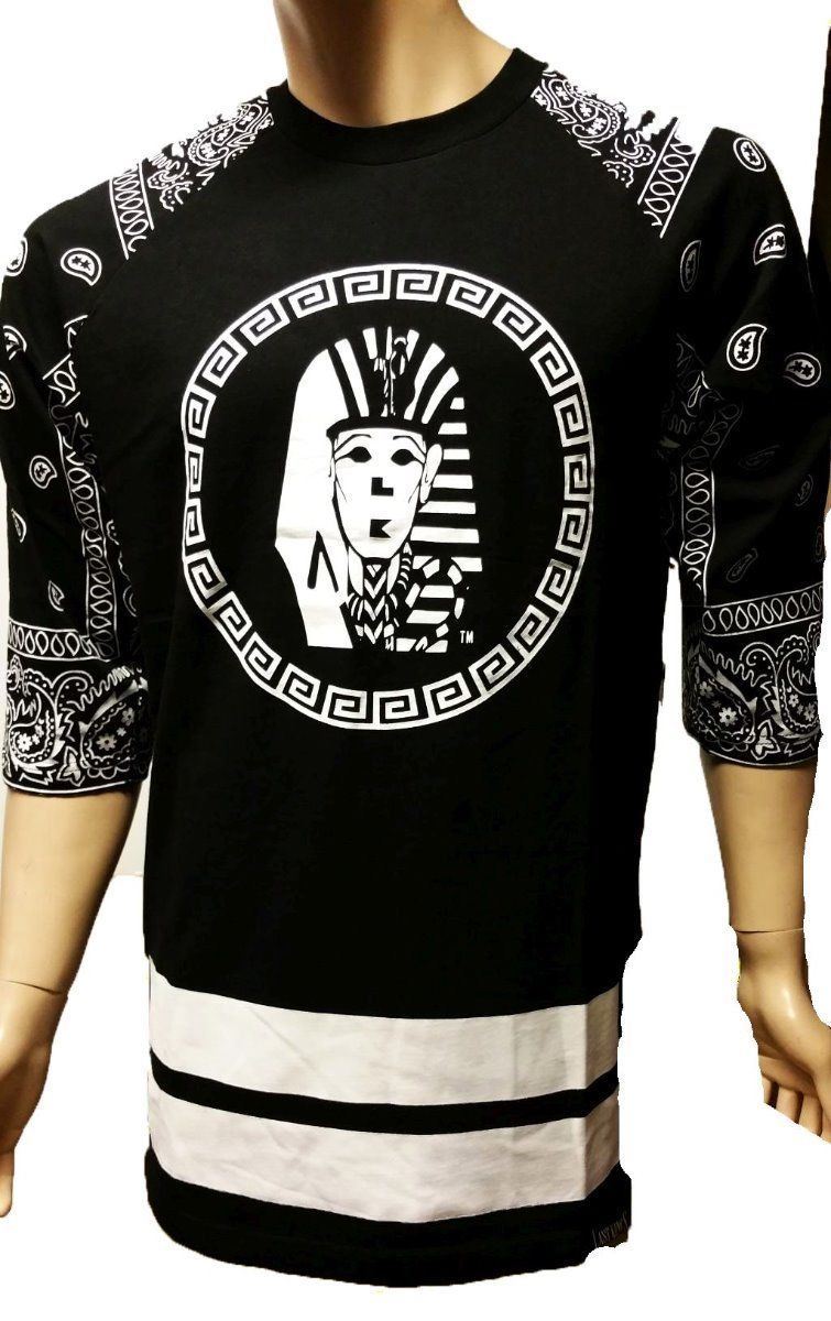authentic Private Label Tyga Last Kings T-shirt Bandana Raglan Baseball Tee gallery