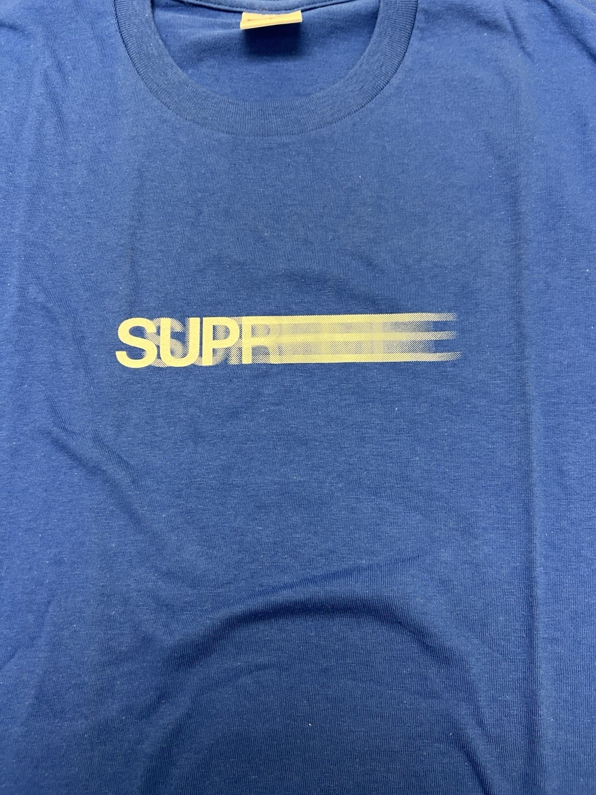 SS16 Supreme Motion Logo Tee Royal Blue L Large gallery