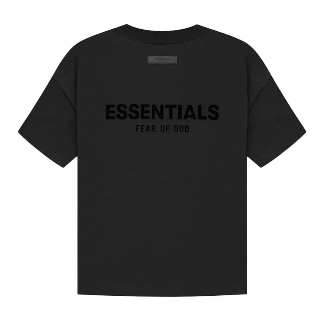 Essentials Fear of God - Large - Black Logo Crew Neck Short Sleeve T-Shirt gallery