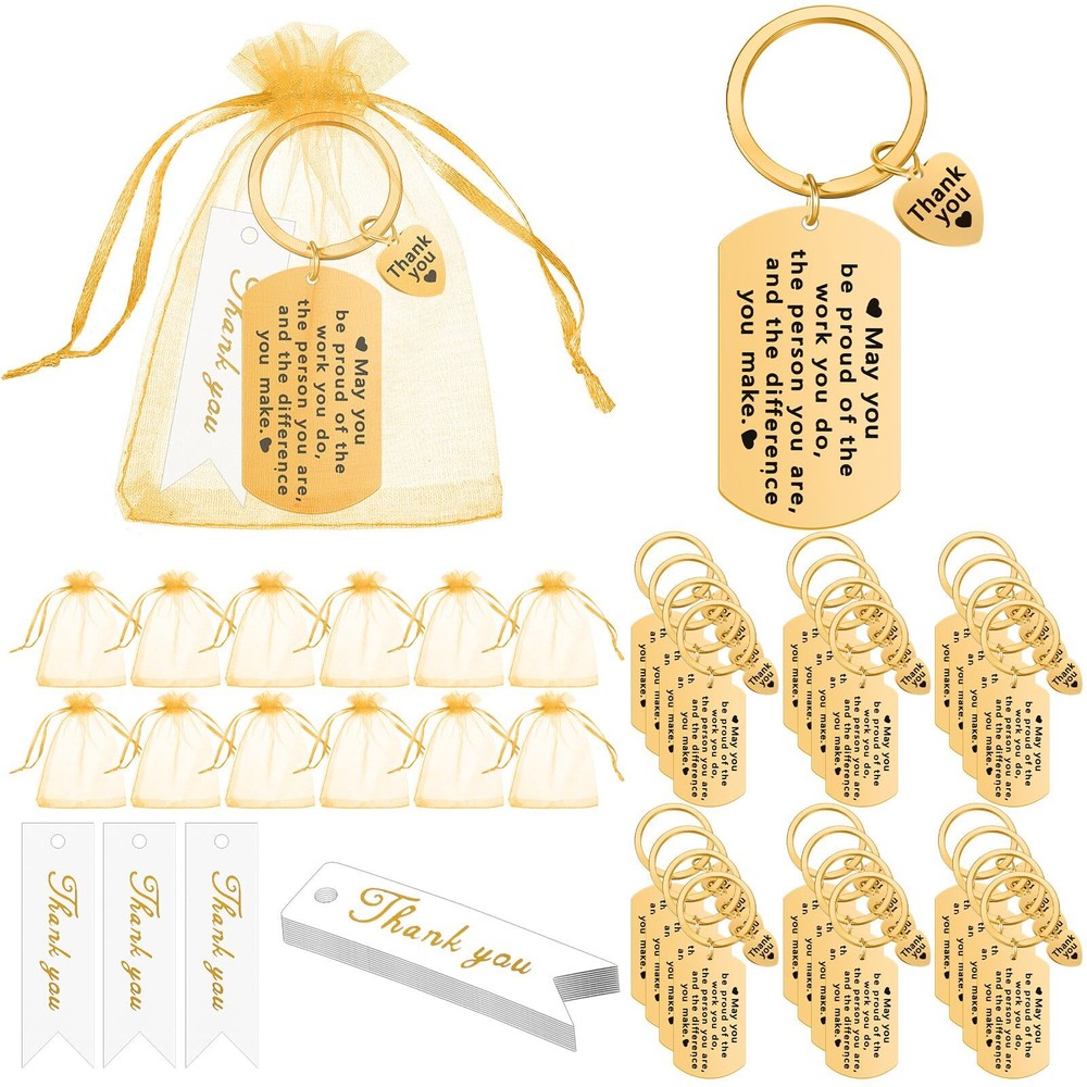 Yinkin 72 Pcs Employee Appreciation Gift Bulk for Coworker Thank You Gifts Ke…