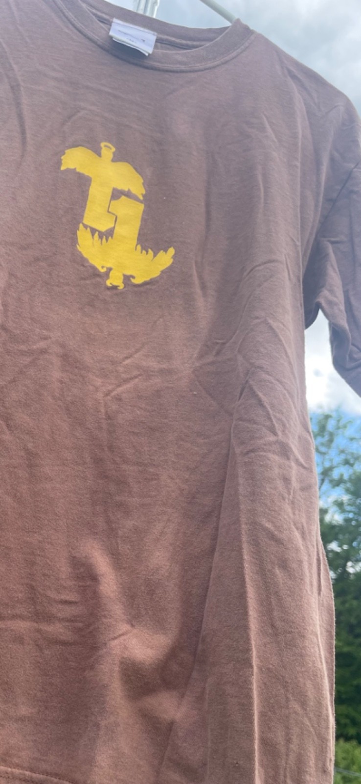 Terrible One bmx T-shirt medium tan Angel wings as above so below classic! gallery