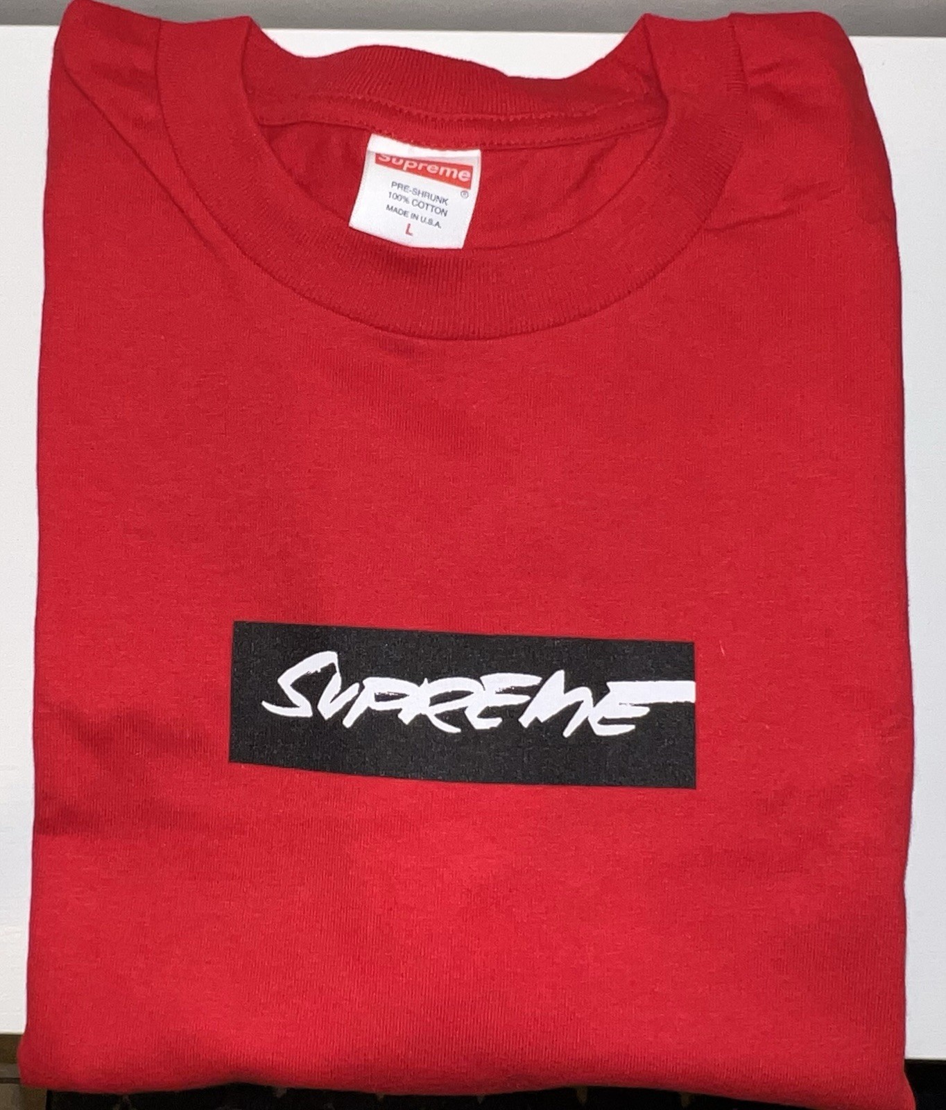 Supreme Futura Box Logo Red T shirt Men’s Size L Authentic SS24 (NWOT)