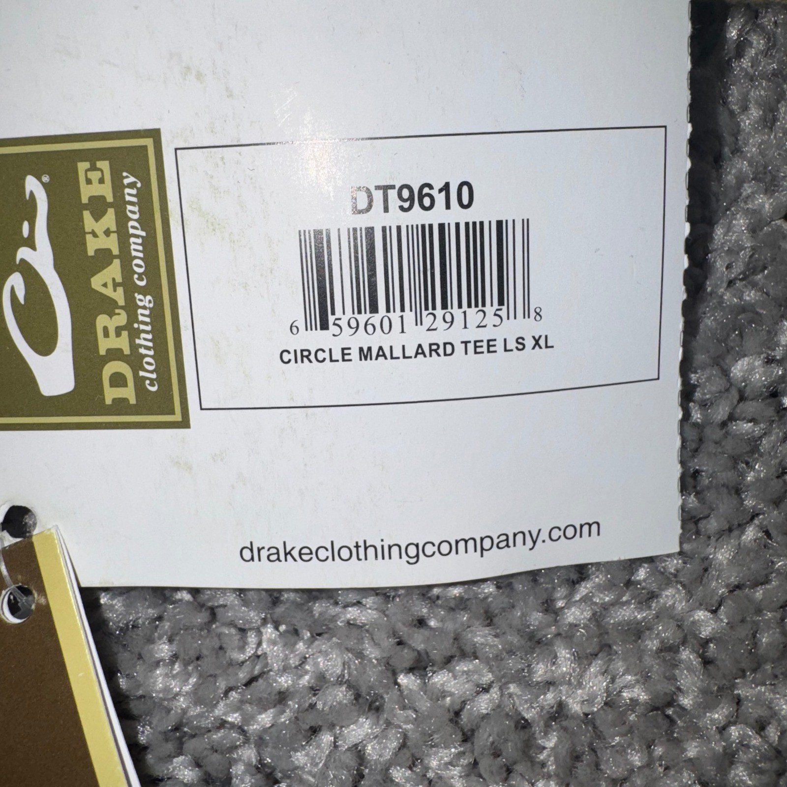 Drake Waterfowl Long Sleeve Pocket T-Shirt Men Circle Mallard Graphic Tan XL NEW gallery