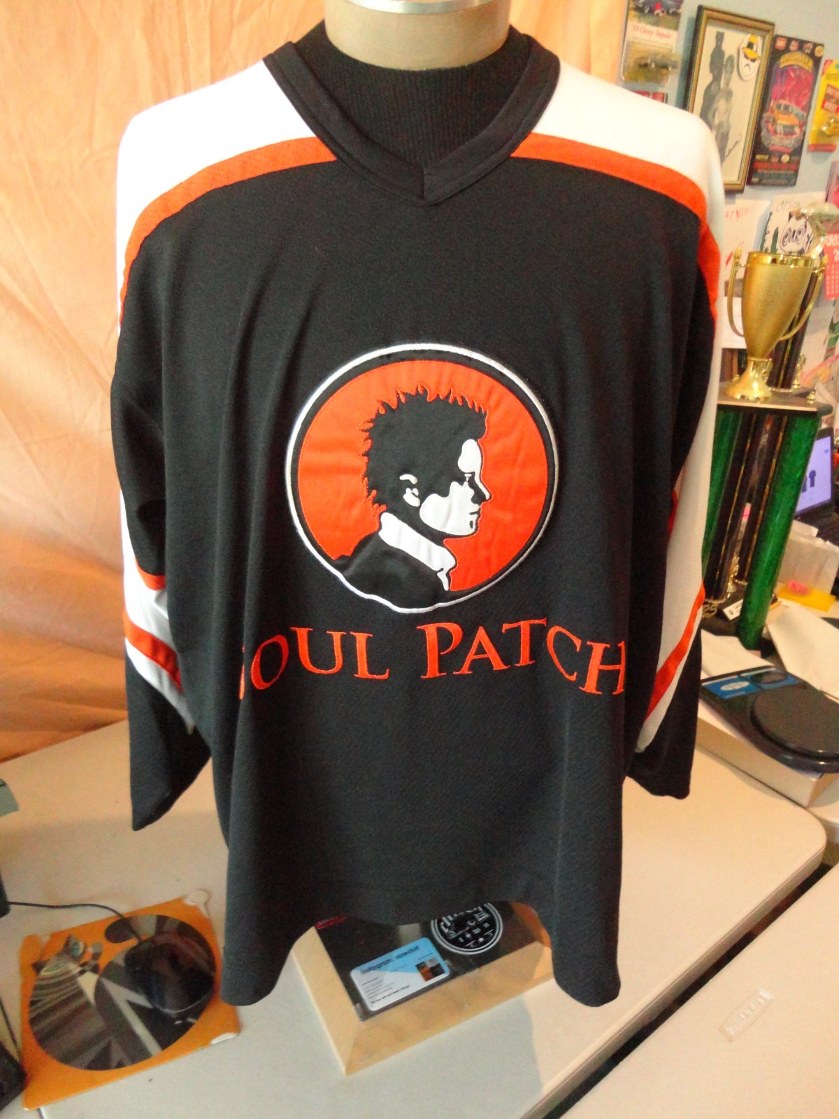 Vintage Soul Patch CCM Hockey Stitched Jersey Size XL gallery