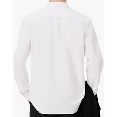 Lacoste Men’s Long Sleeve Regular Fit Oxford Button Down Shirt White S