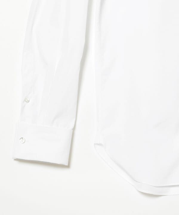 (ASK availability First) BEAMS Broadcloth Double Cuff Wide Collar Shirt New gallery