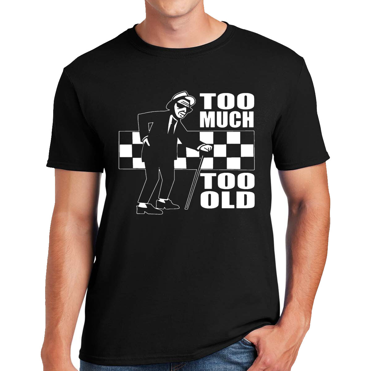 Too Much Too Old T-Shirt Ska 2 Tone Records Music Retro Top Tee gallery