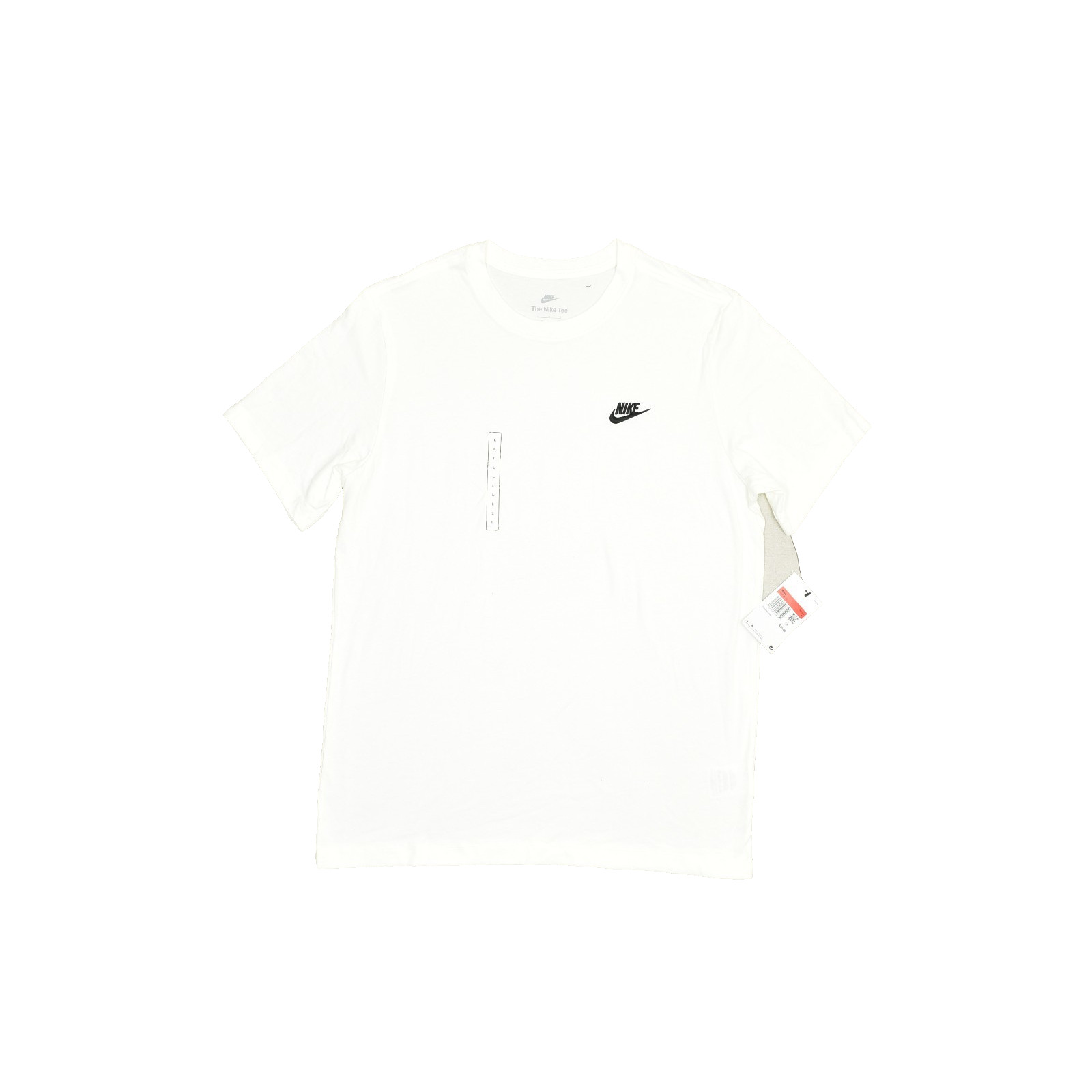 NEW Nike Men's The Nike Tee Athletic Fit Crew Neck White T-Shirt Size Large gallery
