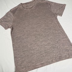 7 Diamonds Core Crew Men 2 Pack Micro Stripe Performance T-Shirt Grey Pink Large