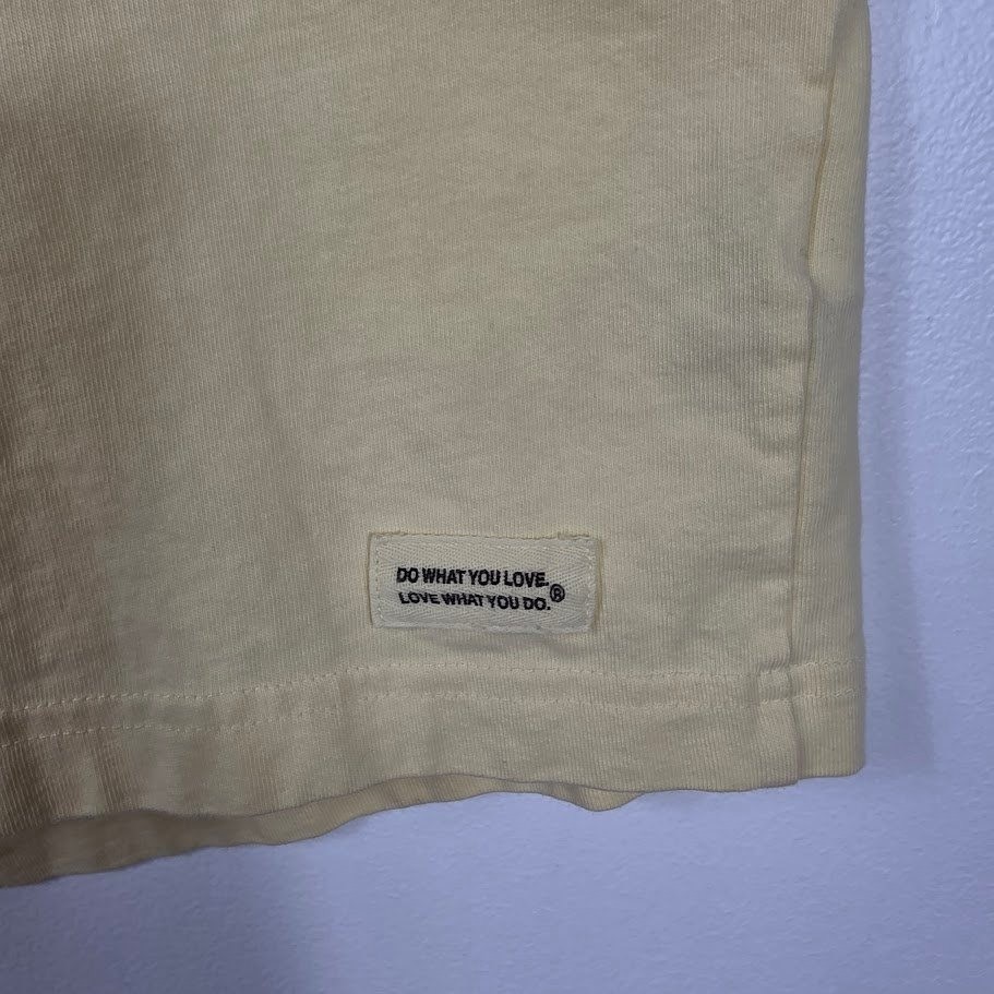 Life is Good T-Shirt Mens XL Pale Yellow Sea Turtle Beach Sunset Graphic Tee gallery
