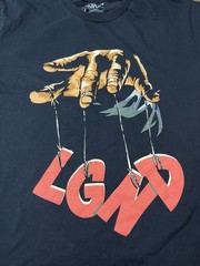 LGND Supply Co Graphic Puppet Master Logo Black T Shirt Men’s Size Large