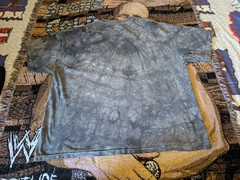 Native American T Shirt Medium 3XL Grey Tie Dye Horses Shaman Lightning Mountain
