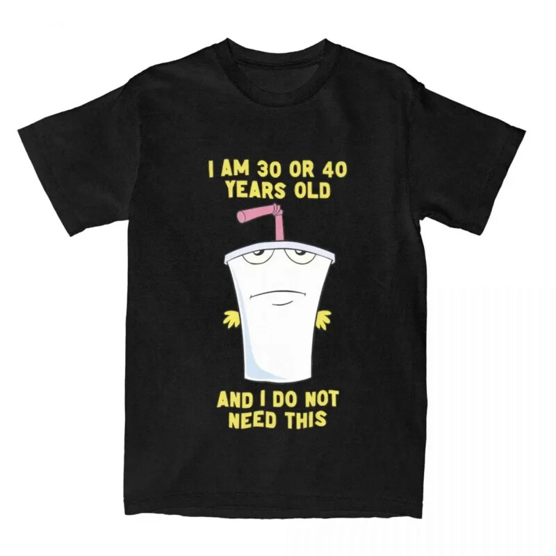 30 or 40 Aqua Teen Hunger Force ATHF T shirt funny tee shirt short gallery