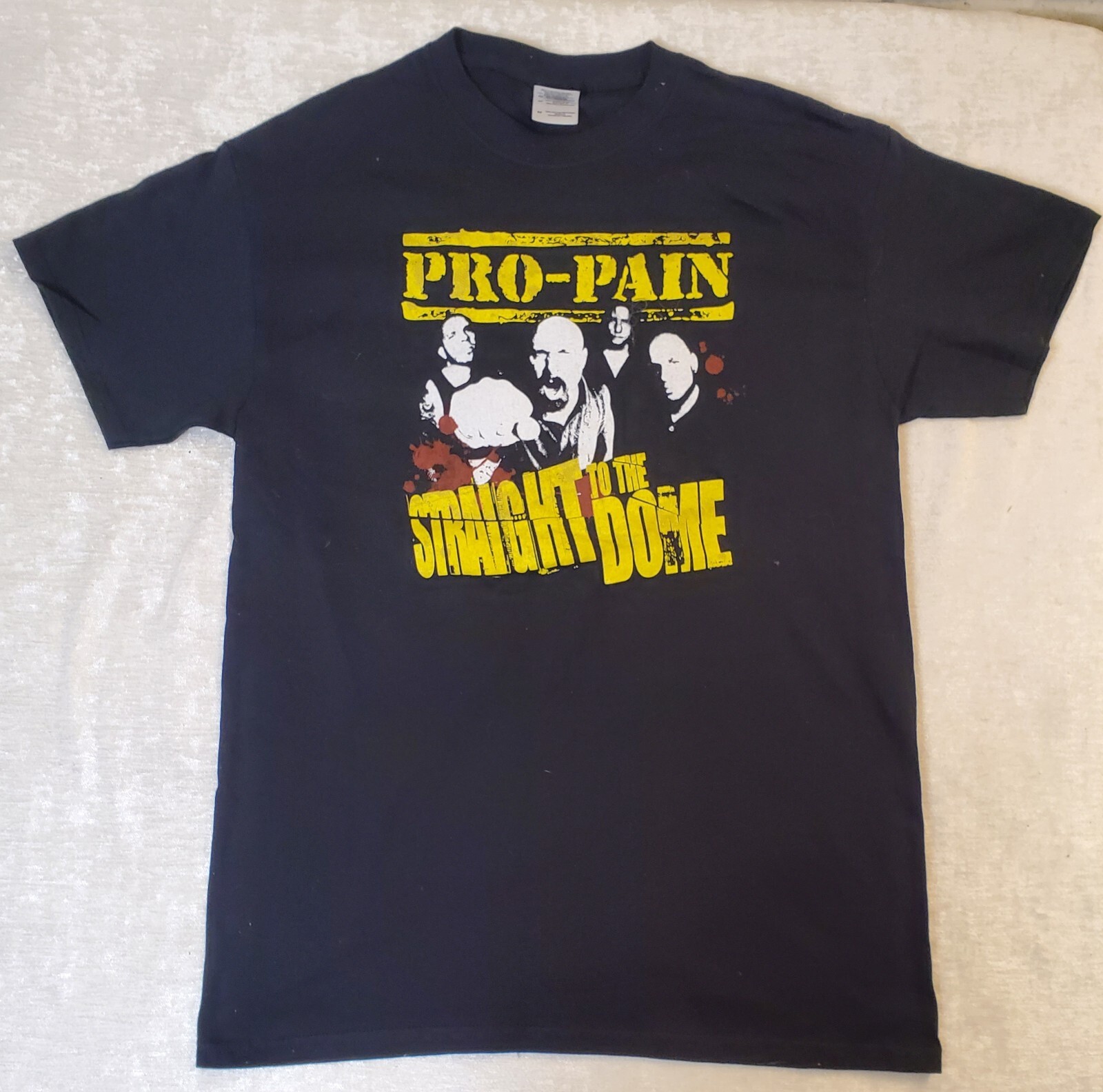 Pro-Pain Straight To The Dome Band T-Shirt Black Mens M 2012 gallery