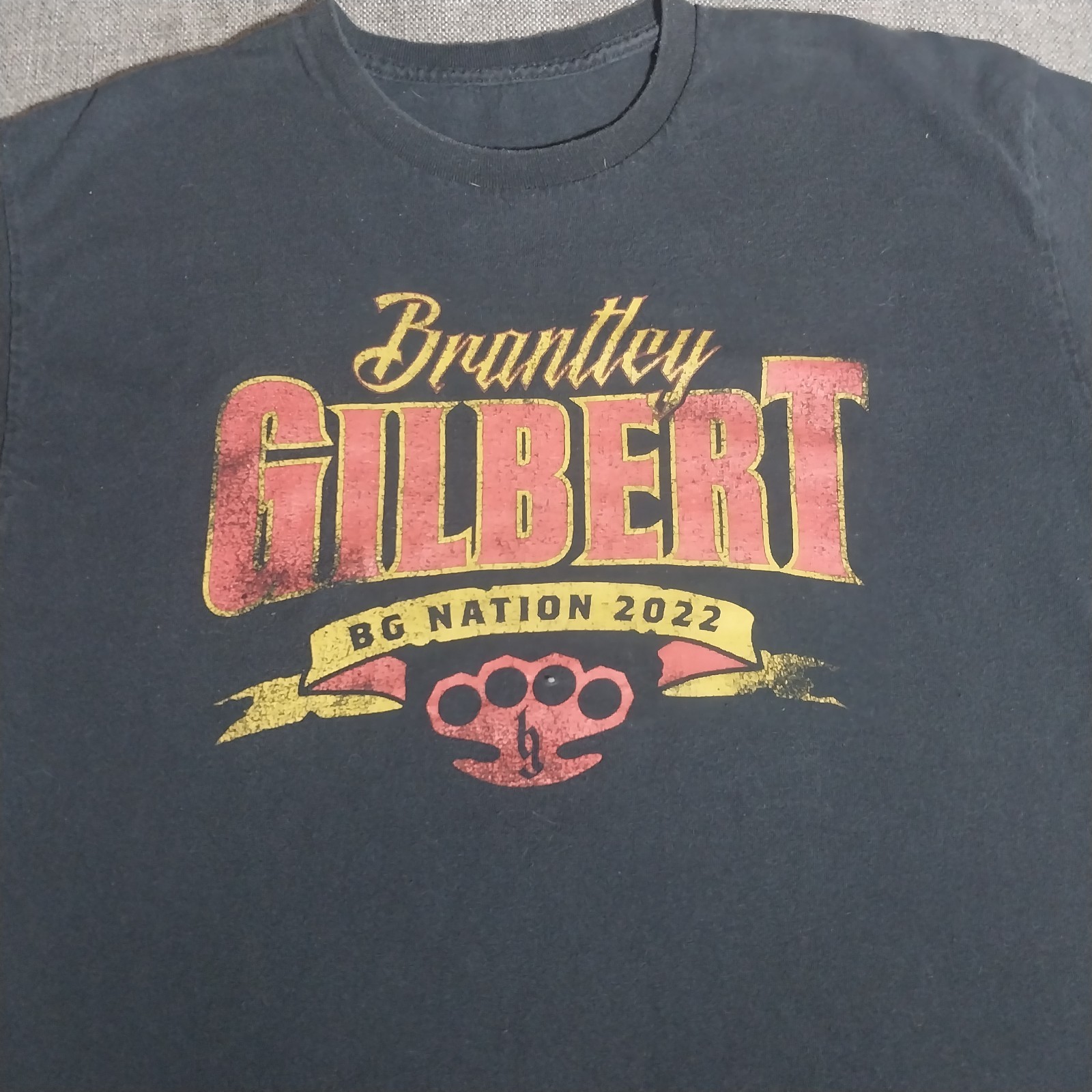 Brantley Gilbert BG Nation 2022 T Shirt Men's Large Black gallery