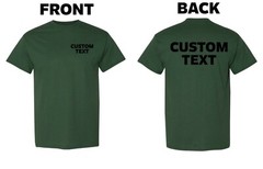Custom T-Shirt, Personalized, Add Your Own Text