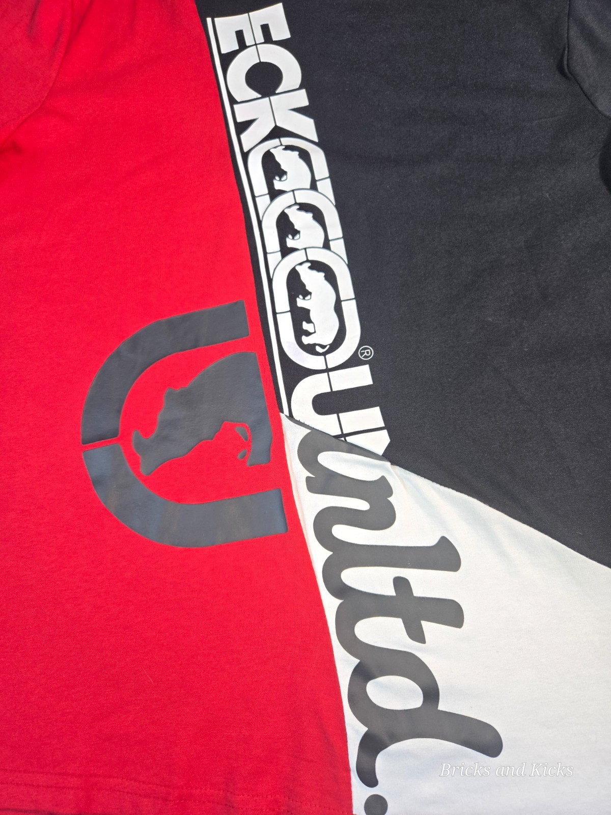 Ecko Unltd Short Sleeve True Red/Black/White Men's T-Shirt Sizes S, M, L, XL NWT gallery