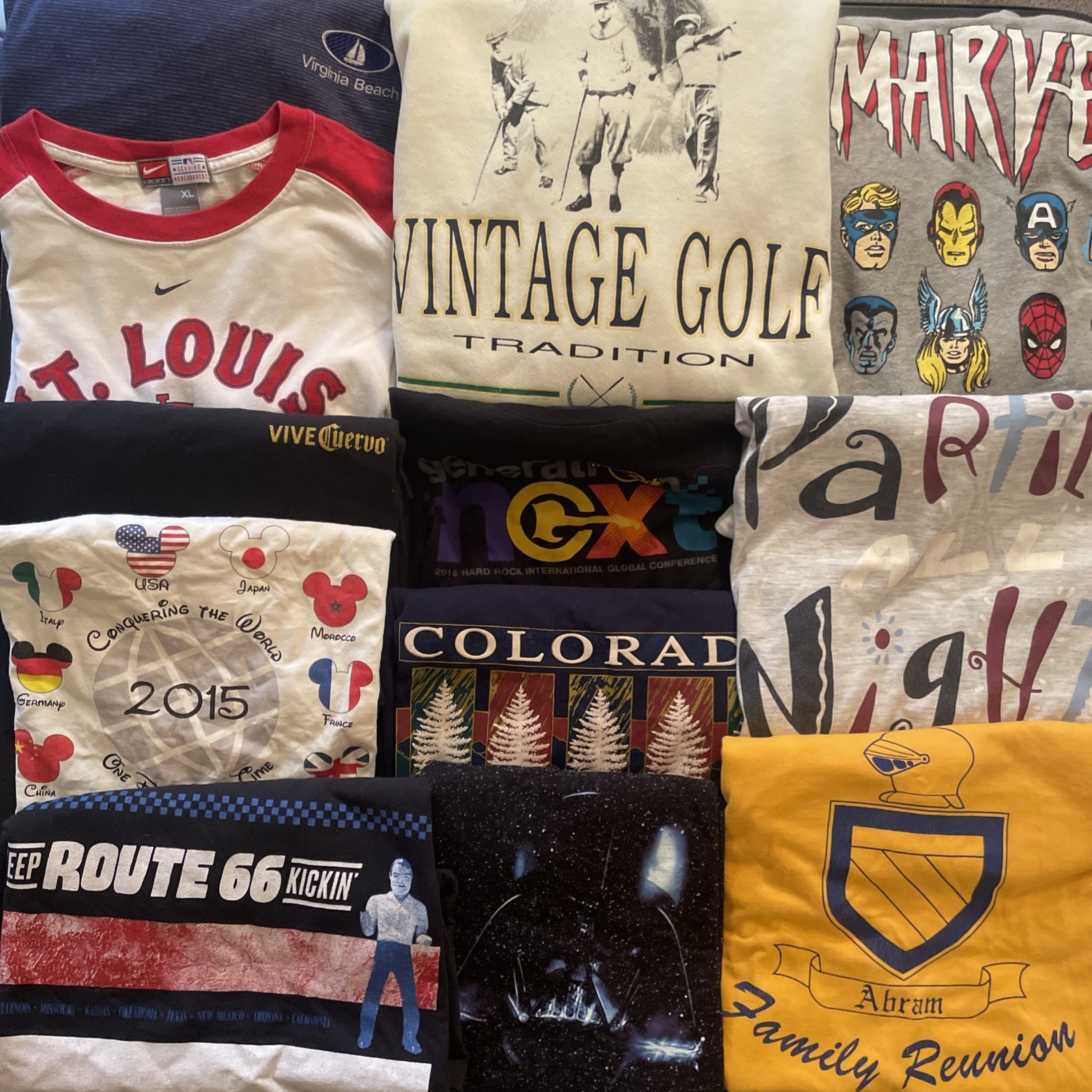 Vintage 90s 00s Y2K To Modern T-shirt & Sweatshirt Lot Of 12 Single Stitch Nike