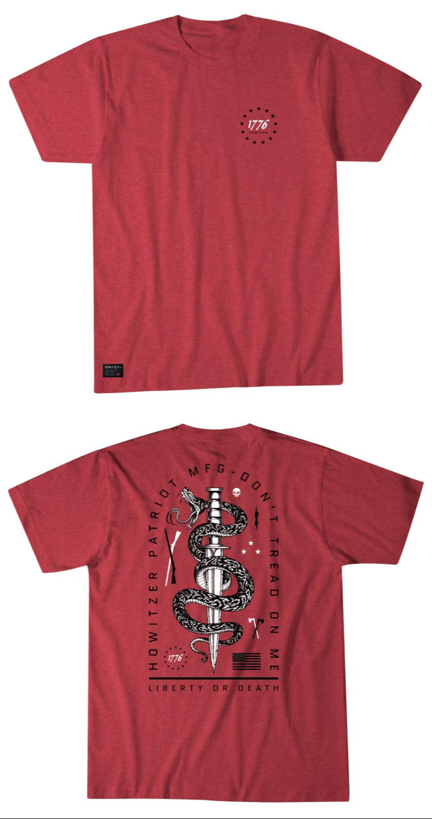 Howitzer Style Men's T-shirt Blade Snake Military Grunt MFG gallery