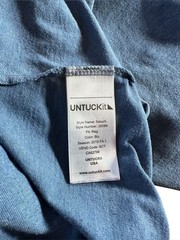 3 Pack-UNTUCKit Short Sleeve Crew Men’s T-Shirt – XXL Charcoal/Lt. Blu/Royal Blu