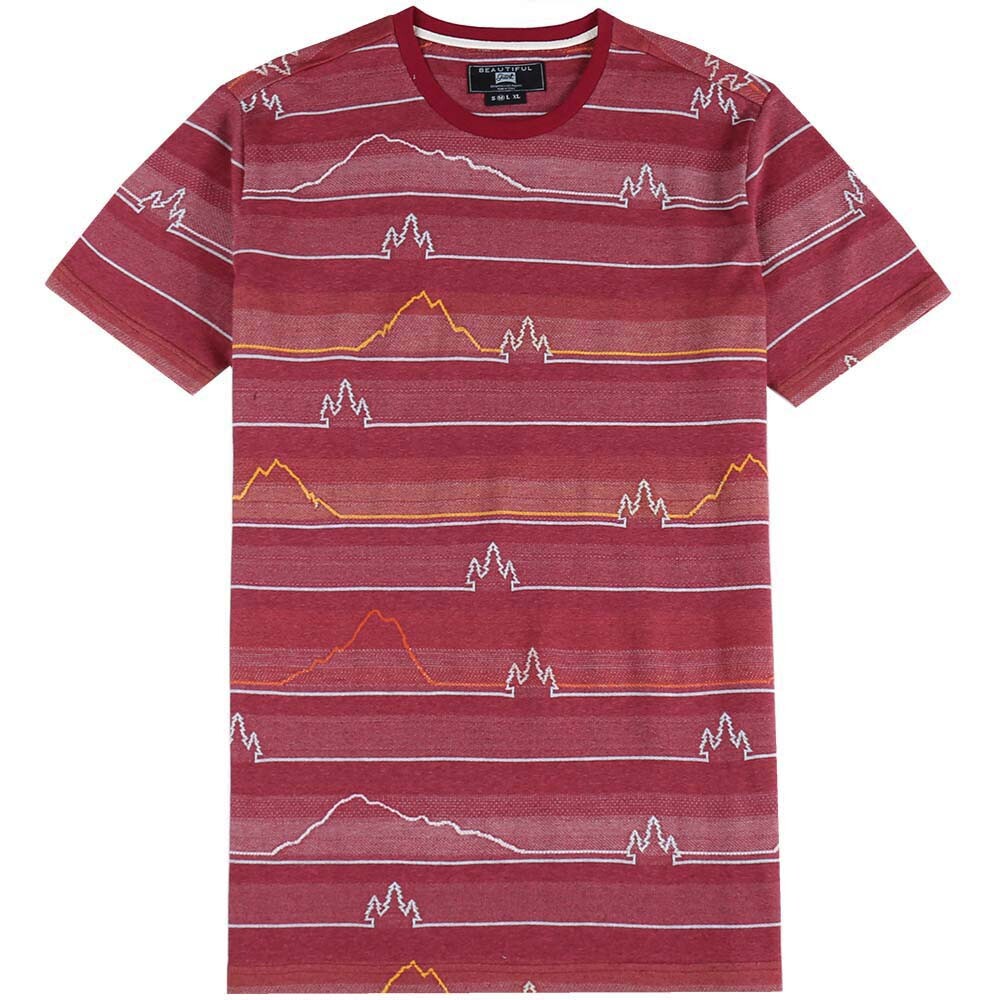 Beautiful Giant Men's Striped Cotton T-shirt Jacquard Regular Outdoor gallery