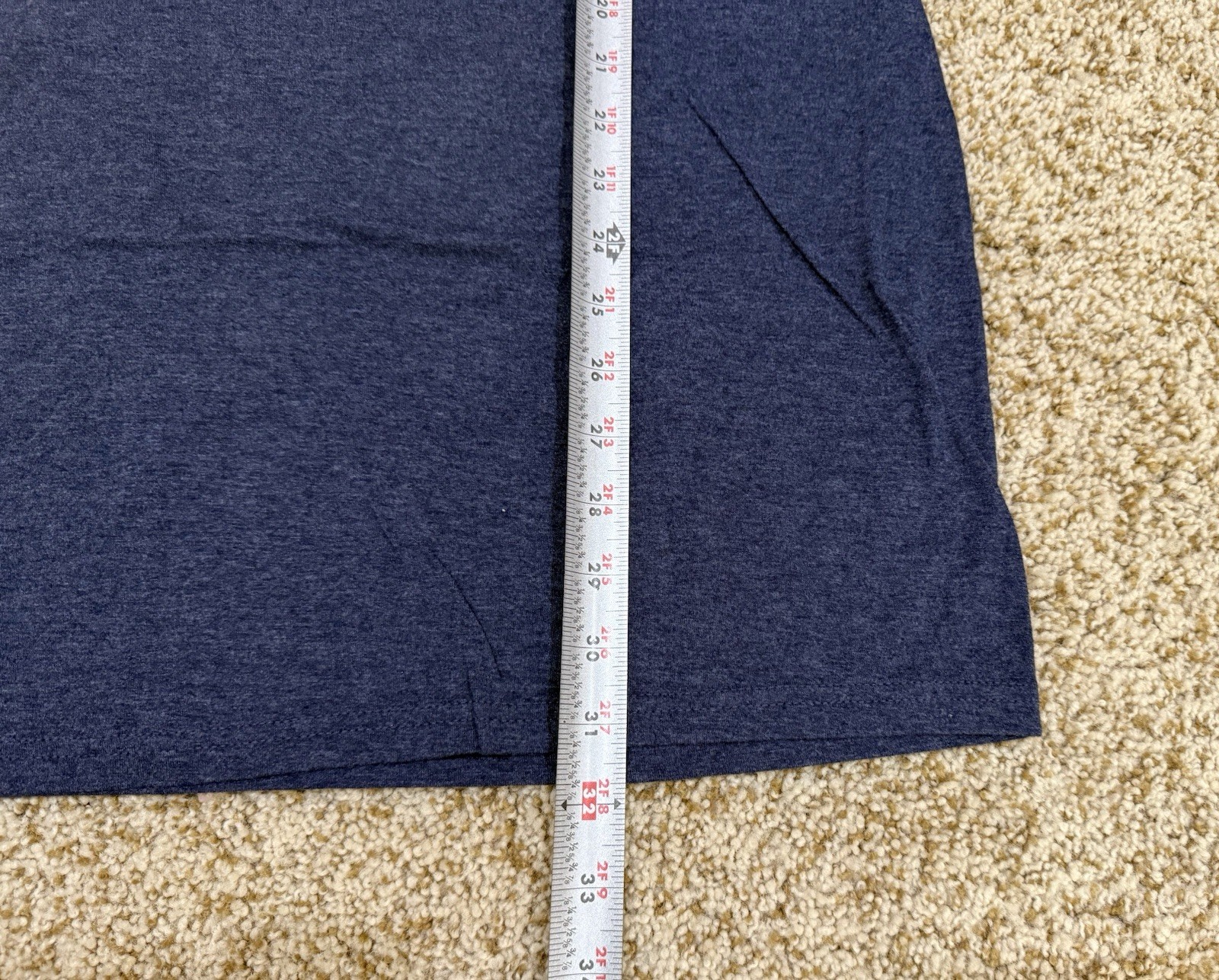 Hanes Mens Essentials ,3 Crewneck Navy Blue Short Sleeves T-shirts Size XL gallery