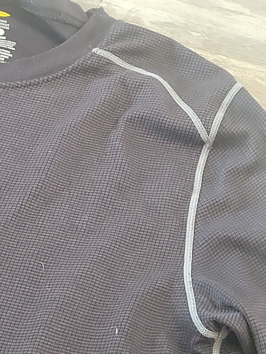 Bass Pro Shops Thermal Base layer Mens Size X Large Black Waffle Long Sleeve gallery