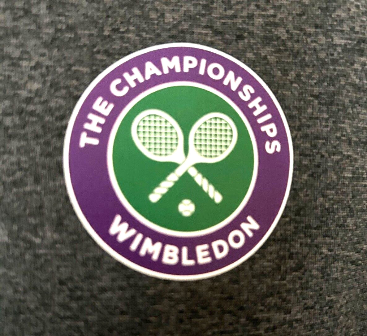 Wimbledon Logo on Graphite Heather T's 3.8-OZ, 100% Poly Dry-Fit - New gallery
