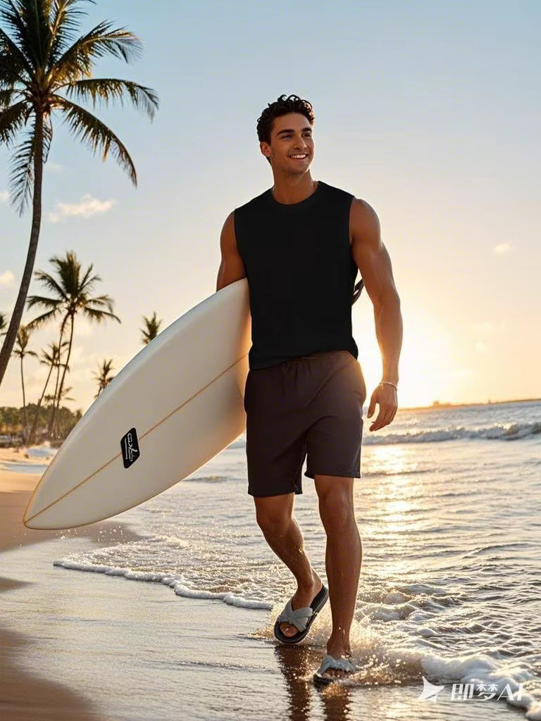 Mens Tank Tops Workout Sleeveless Shirts Quick Dry Polyester Summer T-Shirts Tee gallery