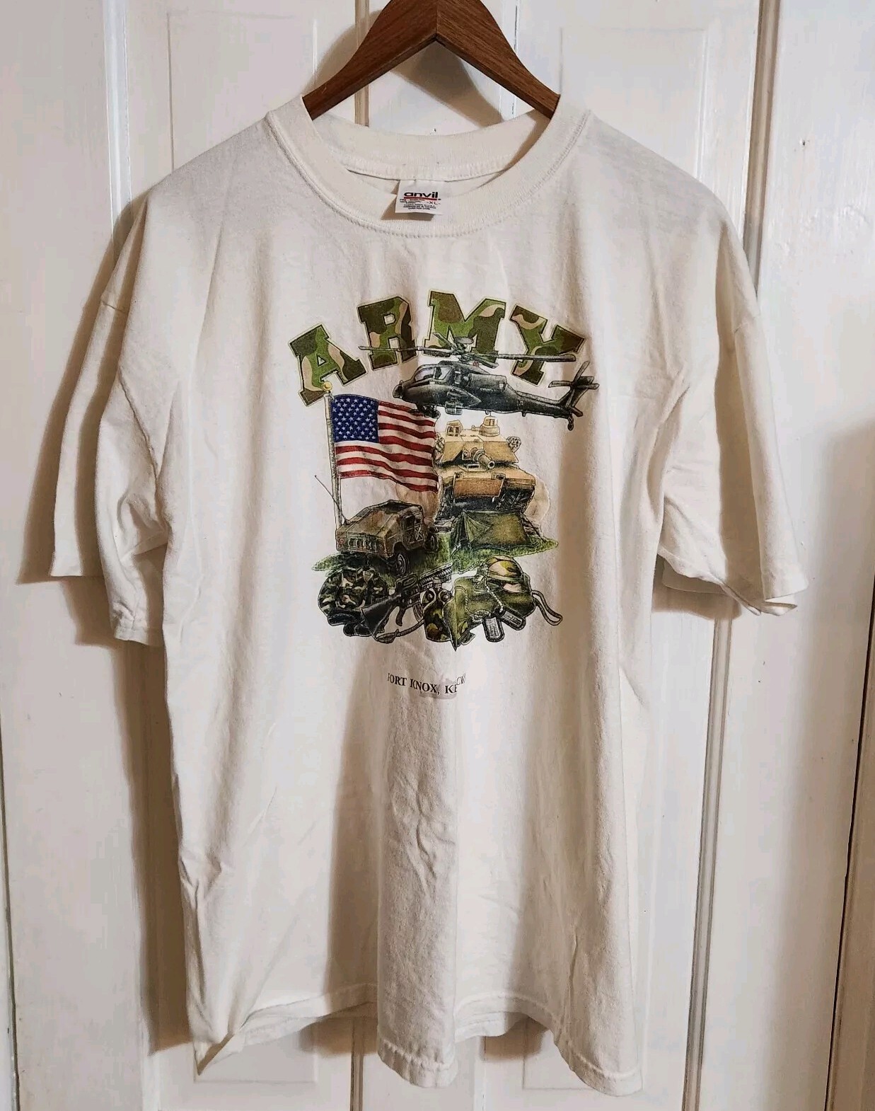 Vtg Y2K Ft. Knox Kentucky U.S. Army T-Shirt Size XL gallery