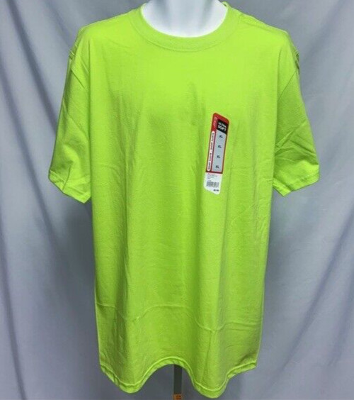 Men’s BCG cotton T-shirt XL new nwt lime popsicle