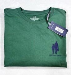 Vineyard Vines Fathers Day Catch SS T-Shirt Sz XXL Hunter Green NWT