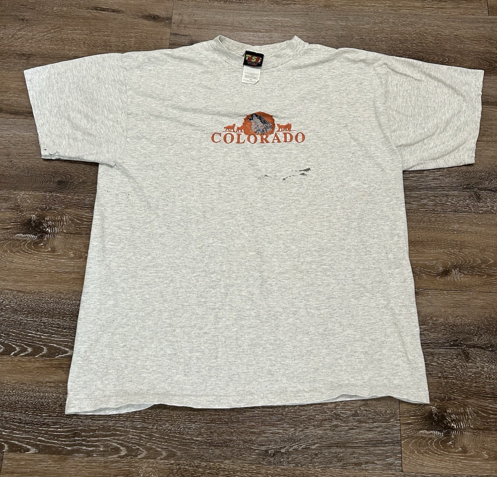 Vintage 90s Wolf Pack Colorado Tshirt Size XL